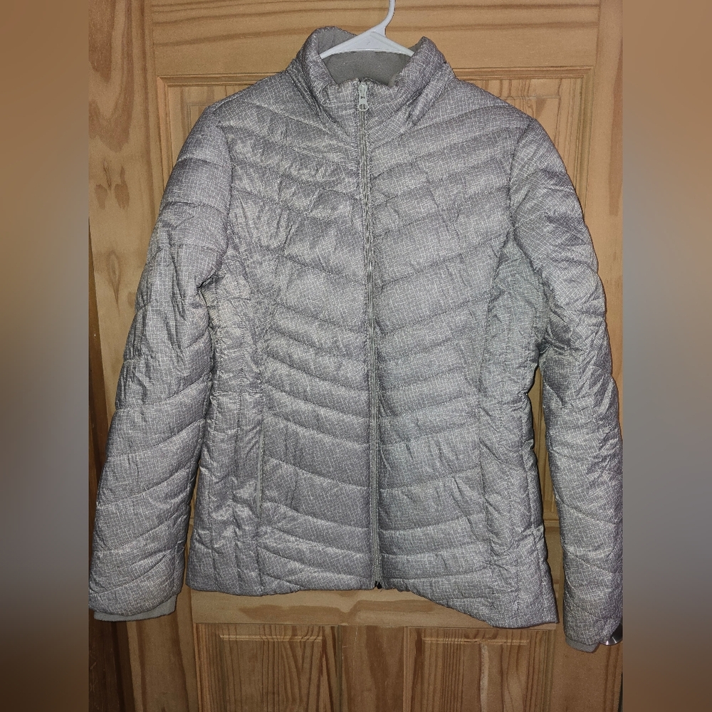 Women's Gray Puffer Jacket